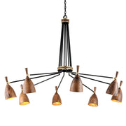 Corbett Lighting - 280-08-SBK - Eight Light Chandelier - Utopia - Soft Black