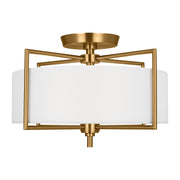 Visual Comfort Studio - CF1122BBS - Two Light Semi-Flush Mount - Perno - Burnished Brass