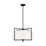 Visual Comfort Studio - CP1394AI - Four Light Pendant - Perno - Aged Iron