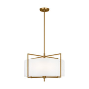 Visual Comfort Studio - CP1394BBS - Four Light Pendant - Perno - Burnished Brass