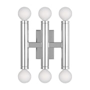 Visual Comfort Studio - TW1146PN - Six Light Wall Sconce - Beckham Modern - Polished Nickel