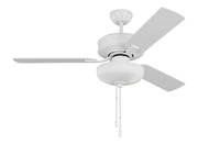 Generation Lighting - 3LD48RZWD - 48" Ceiling Fan - Linden - Matte White