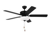 Generation Lighting - 5LDDC52MBKD - 52" Ceiling Fan - Linden - Midnight Black