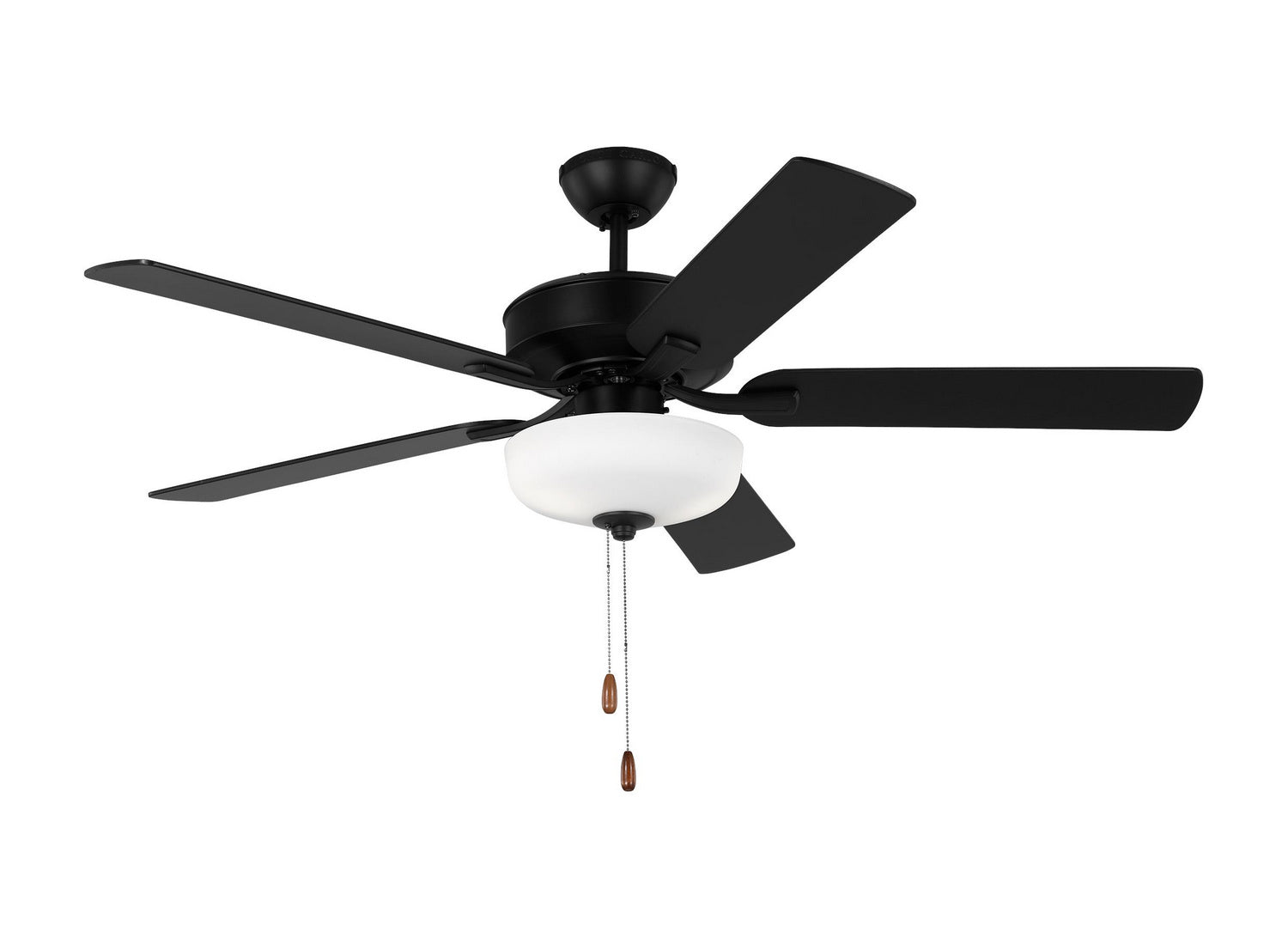 Generation Lighting - 5LDDC52MBKD - 52" Ceiling Fan - Linden - Midnight Black