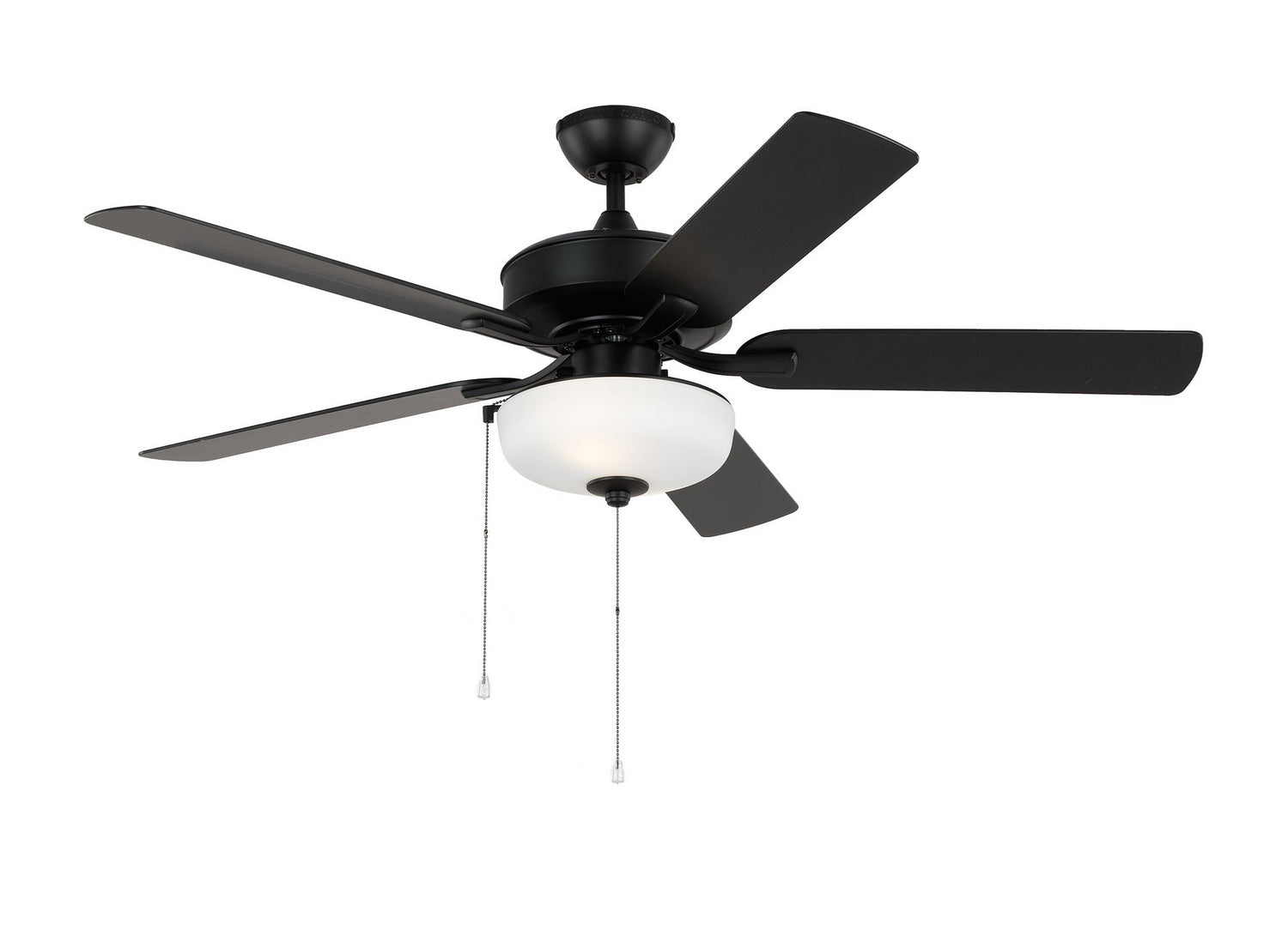 Generation Lighting - 5LDO52MBKD - 52" Ceiling Fan - Linden - Midnight Black