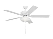 Generation Lighting - 5LDO52RZWD - 52" Ceiling Fan - Linden - Matte White