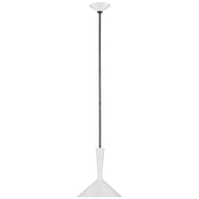 Visual Comfort Signature - ARN 5540WHT/BZ - LED Pendant - Rosetta - Matte White and Bronze