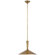 Visual Comfort Signature - ARN 5541HAB - LED Pendant - Rosetta - Hand-Rubbed Antique Brass