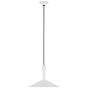 Visual Comfort Signature - ARN 5541WHT/BZ - LED Pendant - Rosetta - Matte White and Bronze