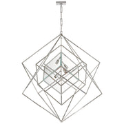 Visual Comfort Signature - KW 5022PN-CG - LED Chandelier - Cubist - Polished Nickel