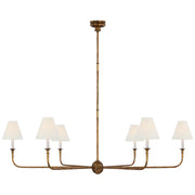 Visual Comfort Signature - TOB 5452AG-L - Six Light Chandelier - Piaf - Antique Gild