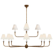 Visual Comfort Signature - TOB 5453AG-L - LED Chandelier - Piaf - Antique Gild