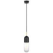 Visual Comfort Signature - TOB 5645BZ/HAB-CG-1 - LED Pendant - Junio - Bronze and Brass