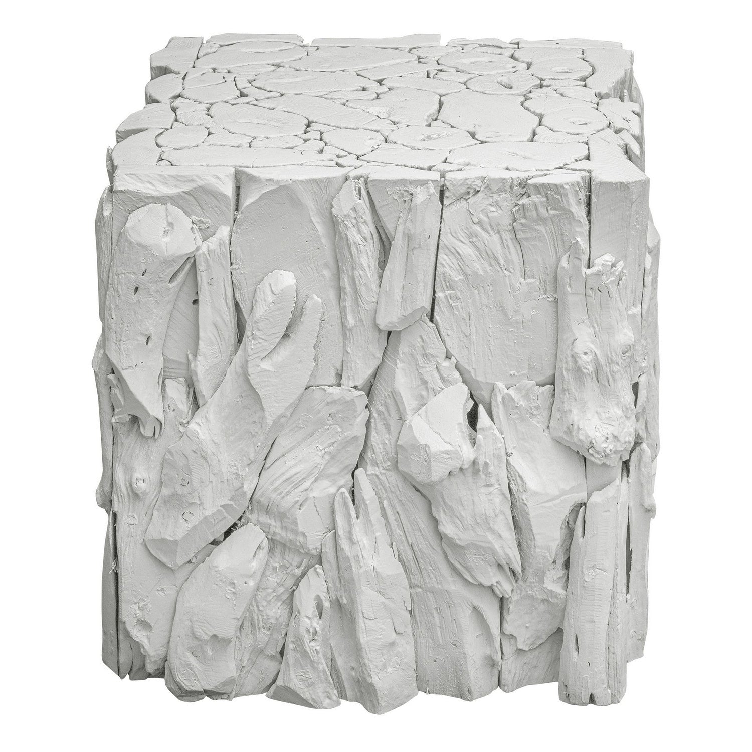 Uttermost - 25241 - Cube - Teak Root - White