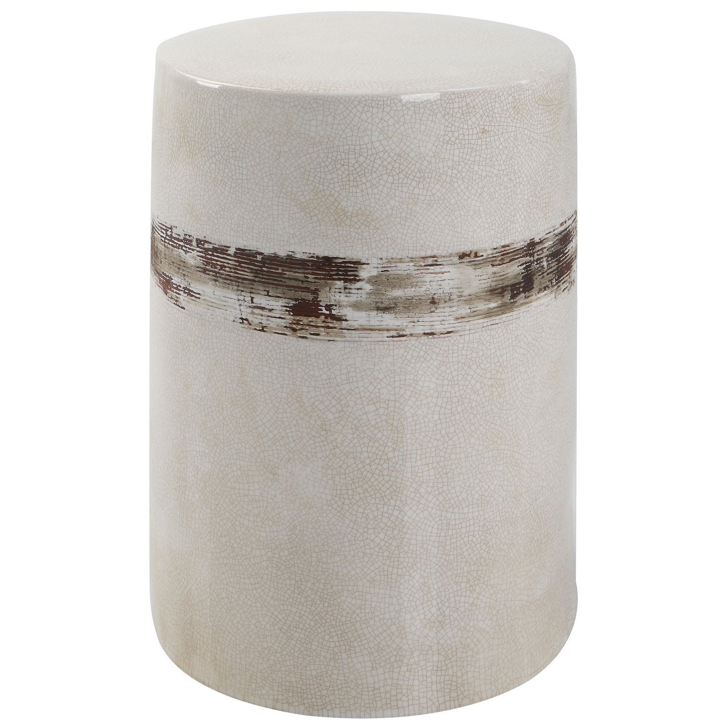 Uttermost - 25287 - Stool - Comanche - Rust Brown