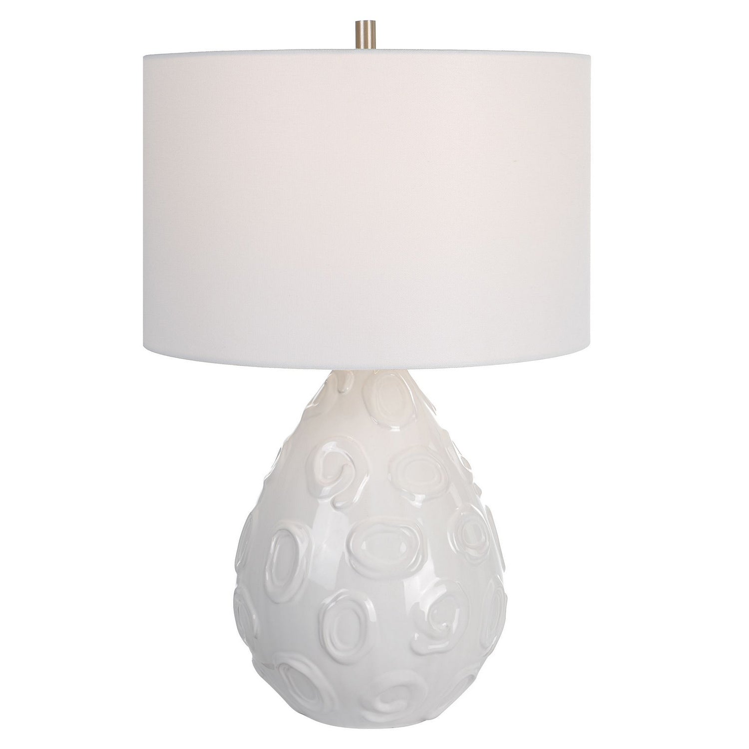 Uttermost - 30159-1 - One Light Table Lamp - Loop - Brushed Nickel