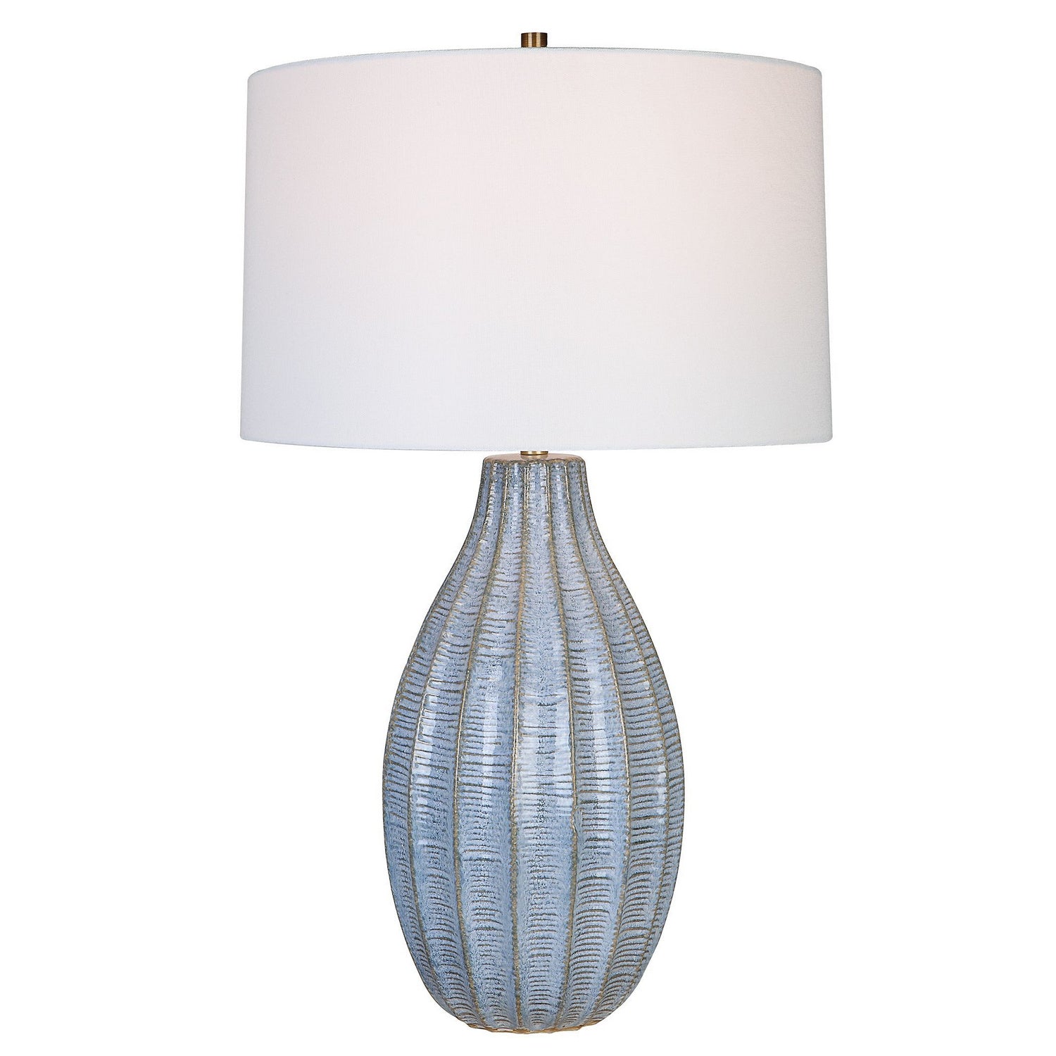 Uttermost - 30161-1 - One Light Table Lamp - Veston - Antique Brushed Brass