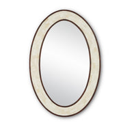 Currey and Company - 1000-0125 - Mirror - Natural/Dark Walnut/Mirror