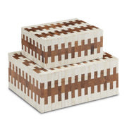 Currey and Company - 1200-0635 - Box Set of 2 - White/Natural