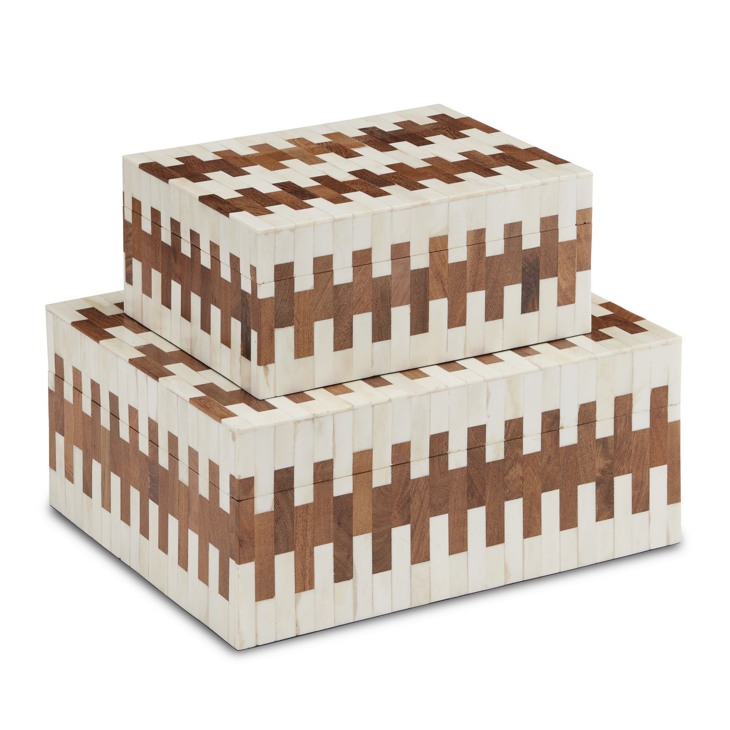 Currey and Company - 1200-0635 - Box Set of 2 - White/Natural