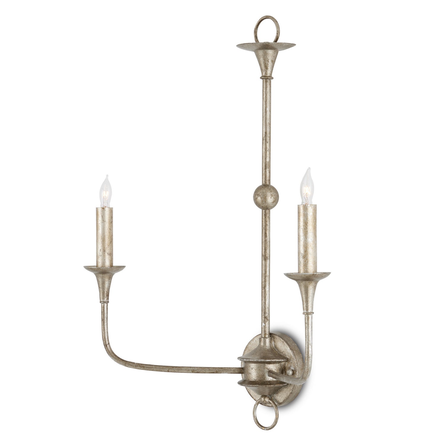 Currey and Company - 5000-0216 - Two Light Wall Sconce - Pyrite Bronze