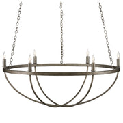 Currey and Company - 9000-0942 - Six Light Chandelier - Light Molé