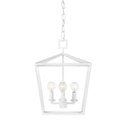 Currey and Company - 9000-0978 - Four Light Chandelier - Gesso White