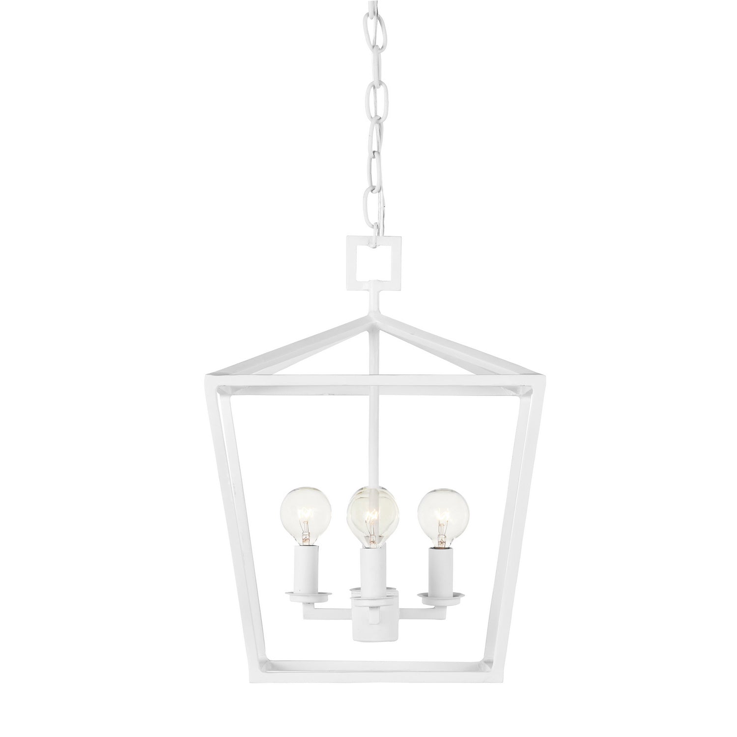 Currey and Company - 9000-0978 - Four Light Chandelier - Gesso White