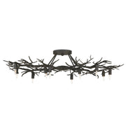 Currey and Company - 9000-0981 - Ten Light Semi-Flush Mount - Rustic Bronze