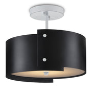 Currey and Company - 9000-0983 - LED Semi-Flush Mount - Blacksmith/Sugar White