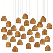 Currey and Company - 9000-1003 - 30 Light Pendant - Natural