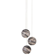 Currey and Company - 9000-1006 - Three Light Pendant - Earth with Speckles