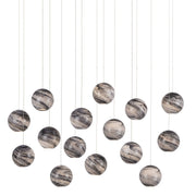 Currey and Company - 9000-1009 - 15 Light Pendant - Earth with Speckles