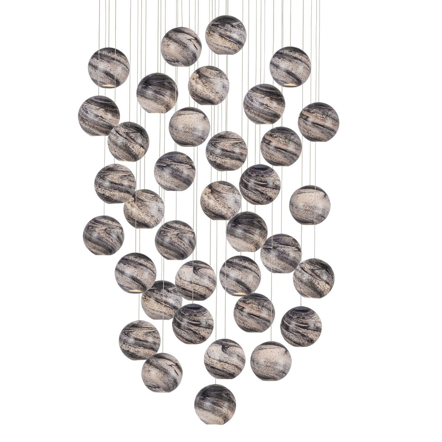 Currey and Company - 9000-1011 - 36 Light Pendant - Earth with Speckles