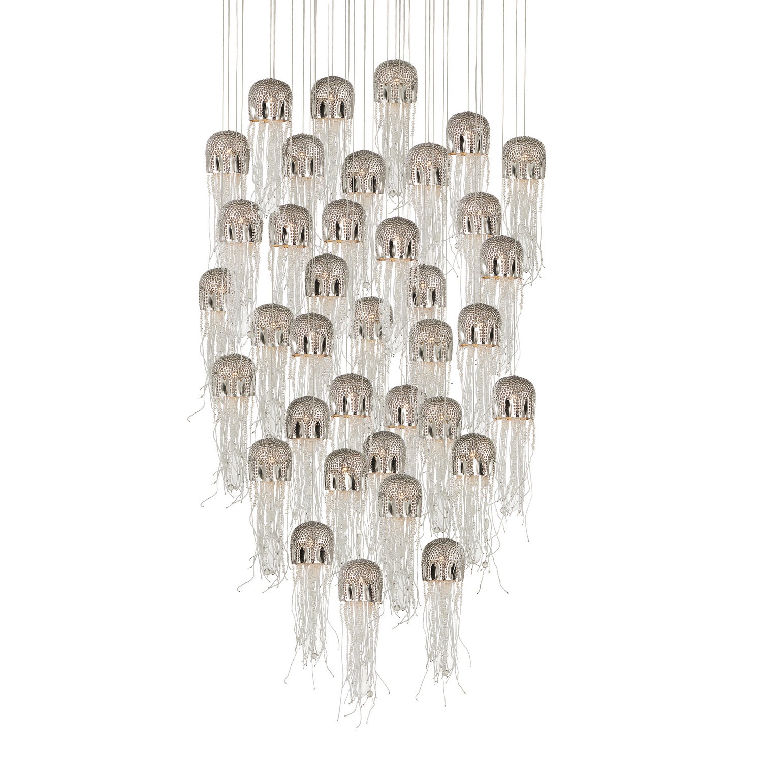 Currey and Company - 9000-1032 - 36 Light Pendant - Nickel