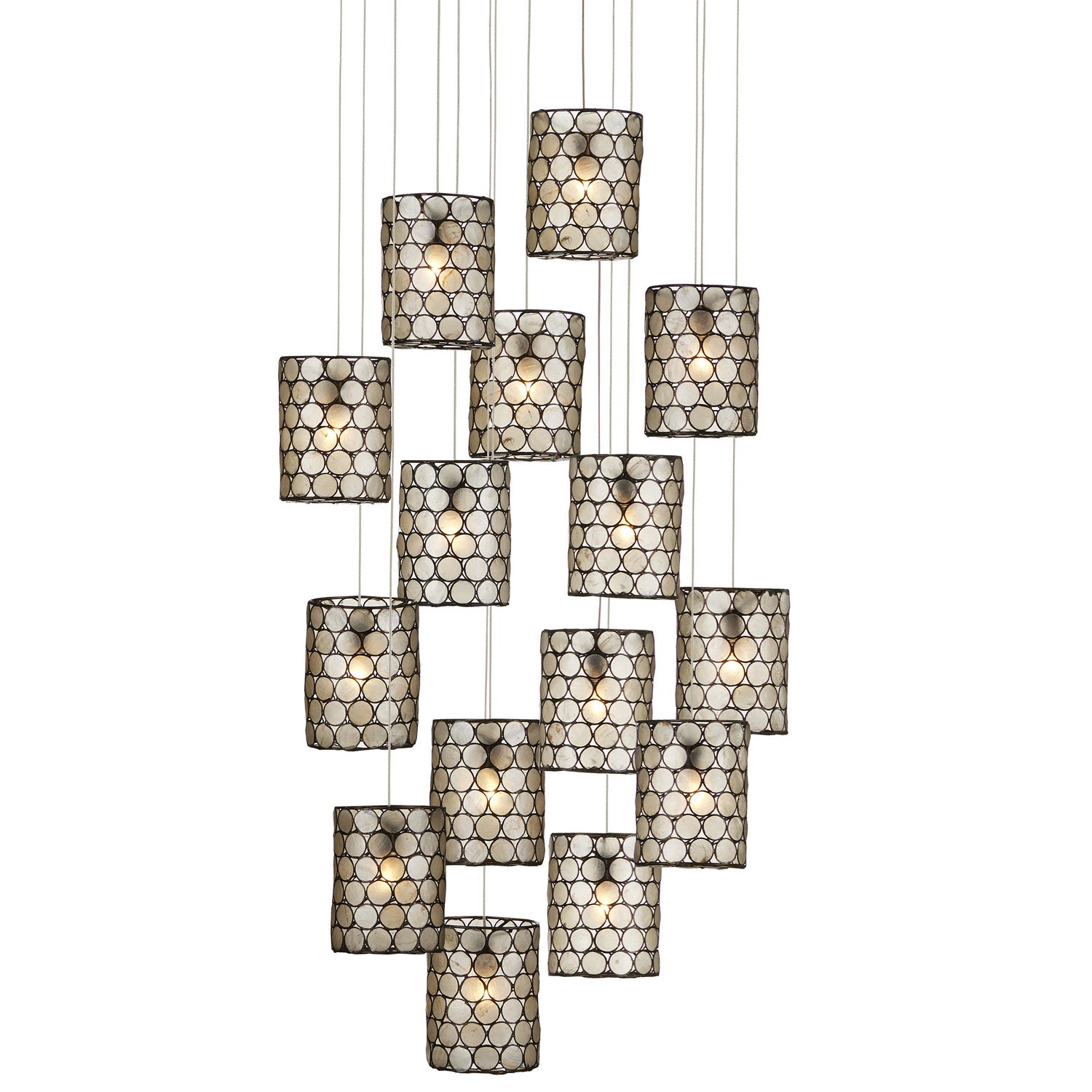 Currey and Company - 9000-1050 - 15 Light Pendant - Cupertino