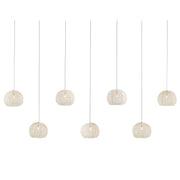 Currey and Company - 9000-1066 - Seven Light Pendant - Sugar White