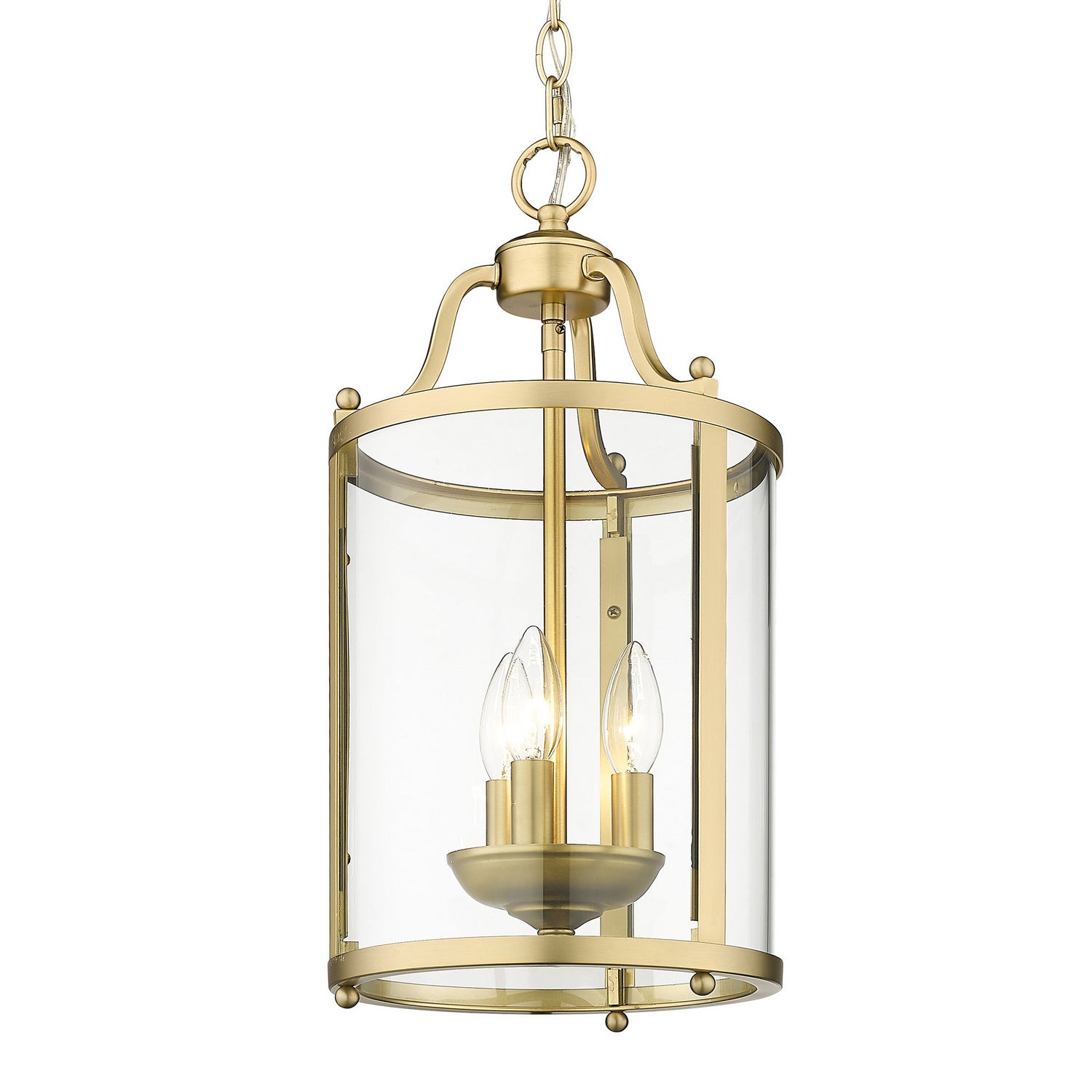 Golden - 1157-3P BCB - Three Light Pendant - Payton - Brushed Champagne Brass