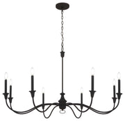 Minka-Lavery - 6258-076 - Eight Light Chandelier - Halifax County - Textured Black