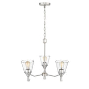 Millennium - 412003-BN - Three Light Chandelier - Artini - Brushed Nickel