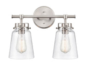 Millennium - 4412-BN - Two Light Vanity - Amberose - Brushed Nickel