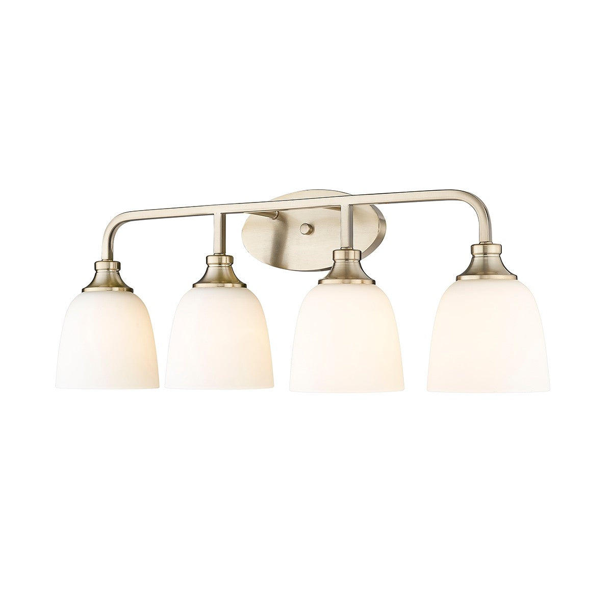 Millennium - 491004-MG - Four Light Vanity - Alberta - Modern Gold