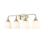 Millennium - 491004-MG - Four Light Vanity - Alberta - Modern Gold