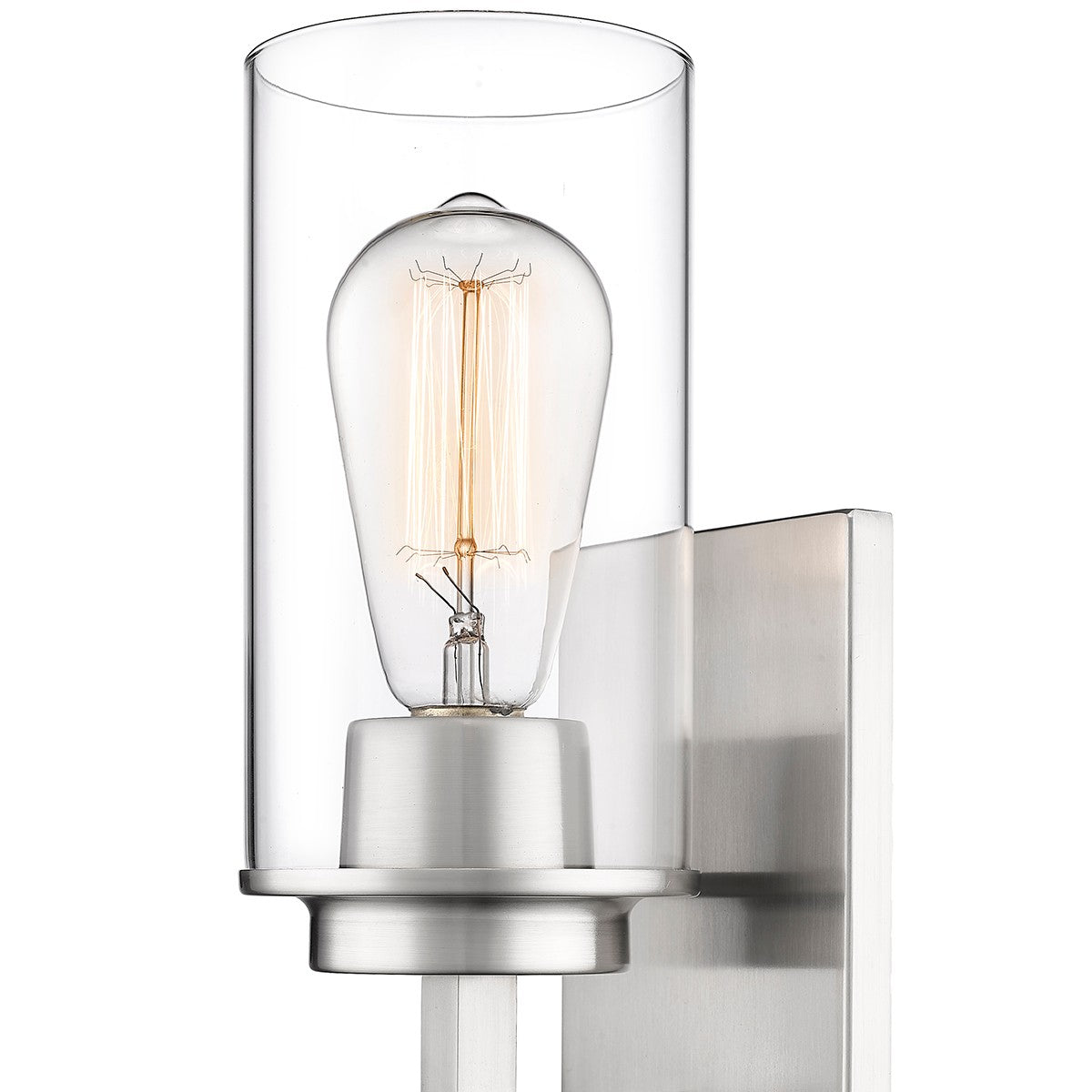 Millennium - 493001-BN - One Light Wall Sconce - Janna - Brushed Nickel