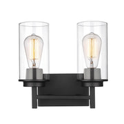 Millennium - 494002-MB - Two Light Vanity - Janna - Matte Black