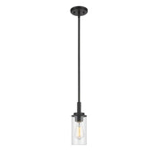 Millennium - 495001-MB - One Light Mini Pendant - Janna - Matte Black