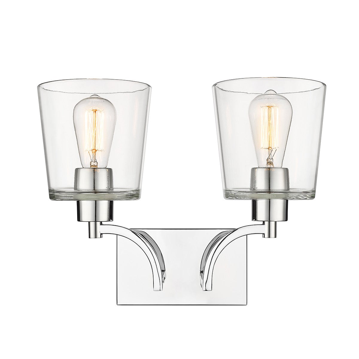 Millennium - 496002-CH - Two Light Vanity - Evalon - Chrome