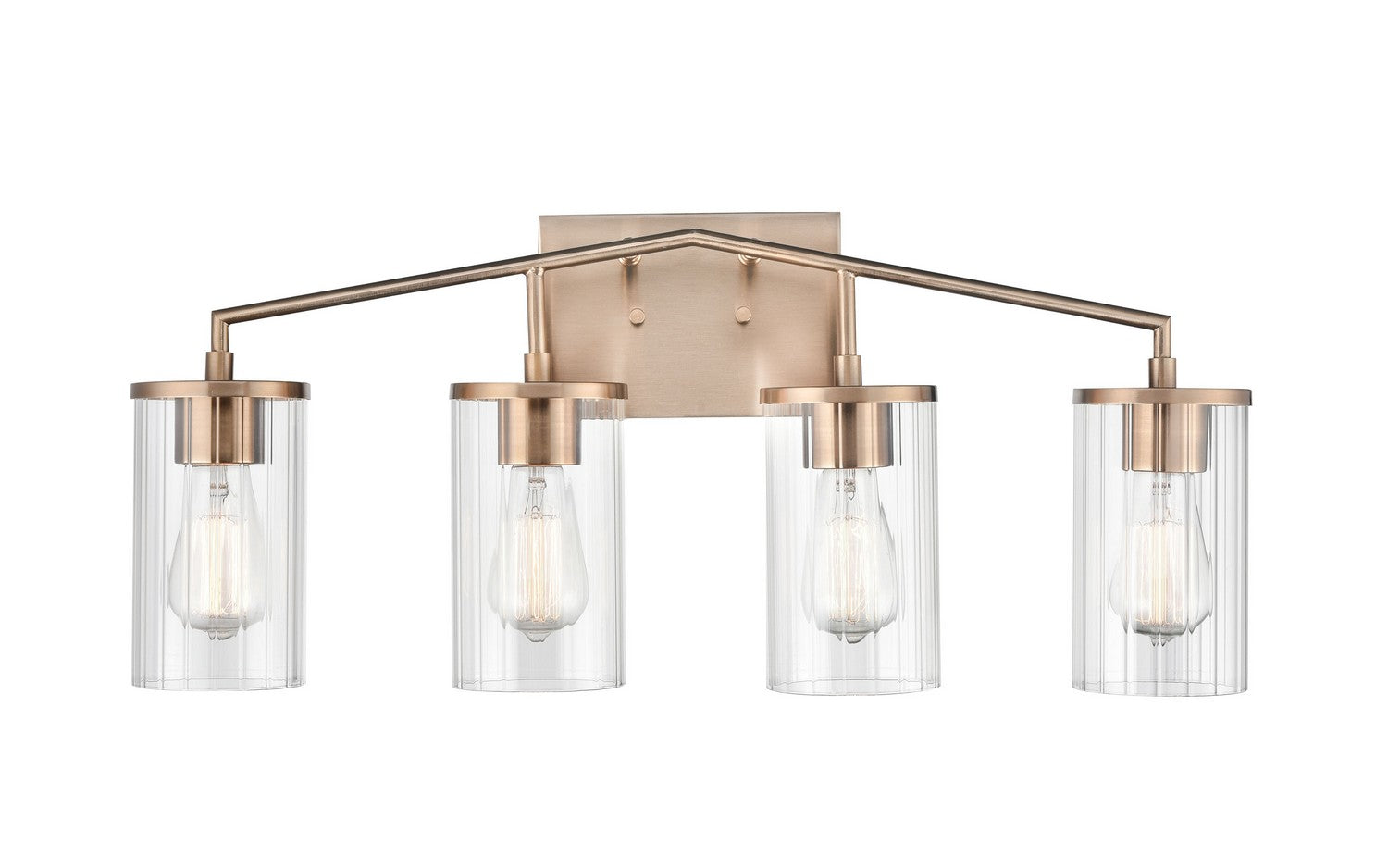 Millennium - 9524-MG - Four Light Vanity - Beverlly - Modern Gold