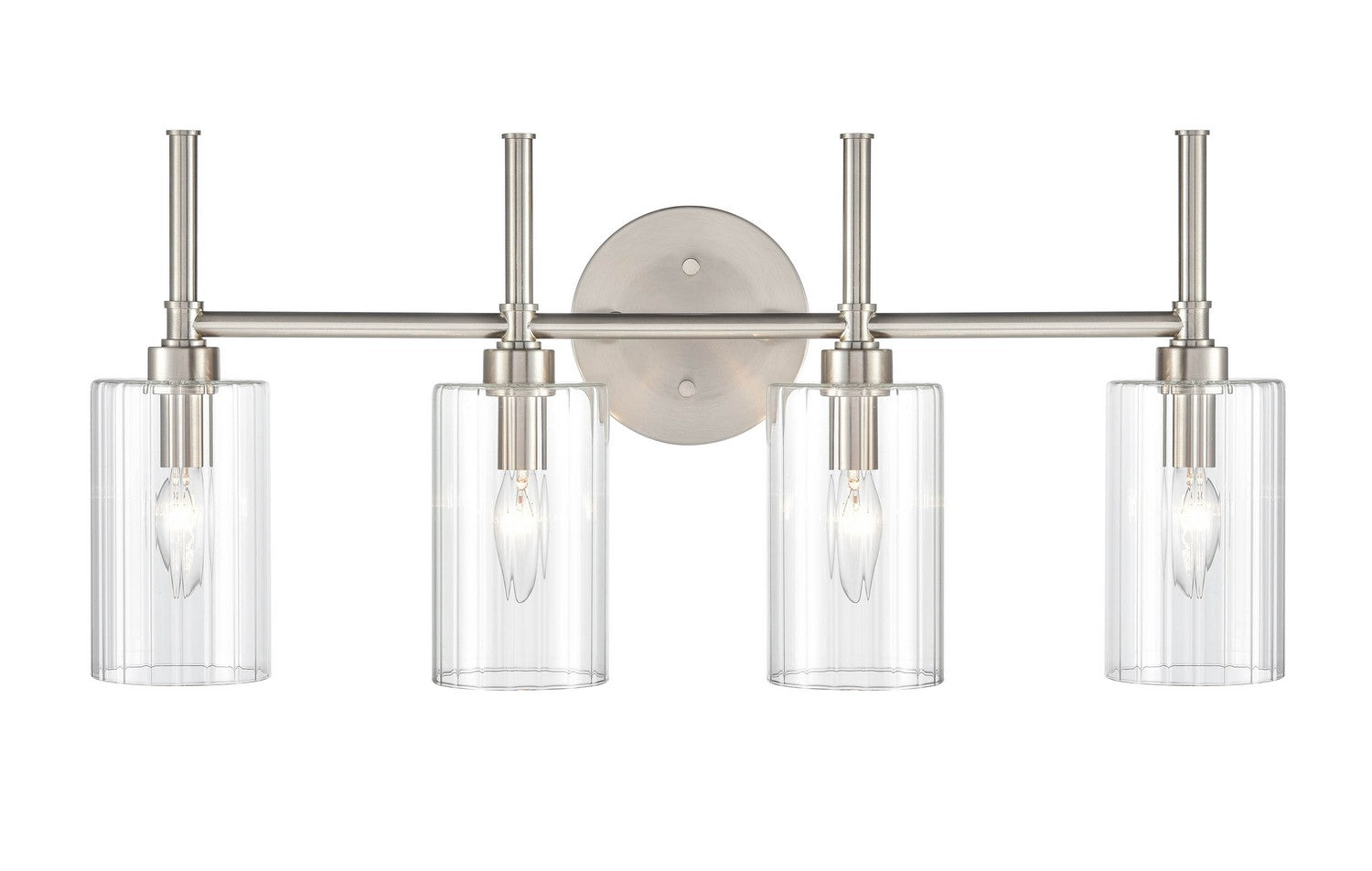 Millennium - 9924-BN - Four Light Vanity - Chastine - Brushed Nickel