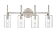 Millennium - 9924-BN - Four Light Vanity - Chastine - Brushed Nickel